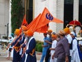 Sikh Temple Celebrates Holy Day in Texas Royalty Free Stock Photo