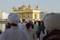 Sikhs at the Golden Temple in Amristar, Punjab, India