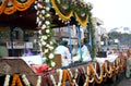 Sikhs in Nagar Keertan celebrations Royalty Free Stock Photo