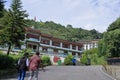 People visiting Ranka Monestary at Sikkim, India Royalty Free Stock Photo