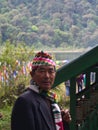 Sikkim Local people in town , Gangtok City,Sikkim INDIA , 16th A