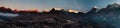 Sikkim Mountain Sunrise Panorama 2