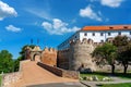 Siklos castle on a beautiful summer day in Hungary Royalty Free Stock Photo