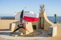 Sikorski Memorial on Europe Point at Gibraltar, British Oversea Territory