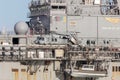 Sikorsky MH-60 SH-60 Seahawk Helicopter from the United States Navy on the Untied States Navy Wasp ship the USS Bonhomme Richard