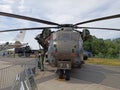 Sikrosky CH-53 heavy-lift helicopters was displayed