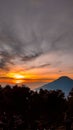 Sikunir Sunrise Royalty Free Stock Photo