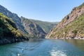 Sil river canyon in Orense - Galicia, Spain Royalty Free Stock Photo