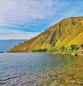 Silalahi Hill on the edge of Lake Toba Royalty Free Stock Photo