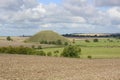 Silbury Hill in Wiltshire, England