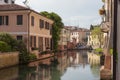 Sile river in Treviso`s centre