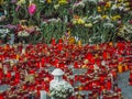 Silence march for colective club victims Royalty Free Stock Photo