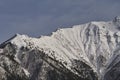 The silence of the snow-capped mountains