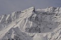 The silence of the snow-capped mountains