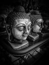 Silent buddha statue Royalty Free Stock Photo