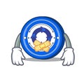 Silent Cryptonex coin mascot cartoon