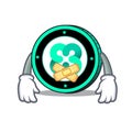 Silent Ethos coin mascot cartoon