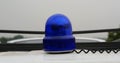 Silent flash light. Blue Vehicle Police Strobe Rotating Flash Warning Light