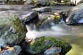 Silent flow over stones