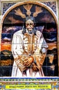 Silent Jesus Street Ceramic Mosaic Seville Spain Royalty Free Stock Photo