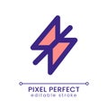 Silent mode pixel perfect RGB color ui icon Royalty Free Stock Photo