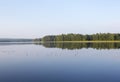 Silent morning at the lake