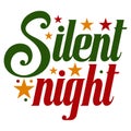 Silent Night SVG Design Digital Download