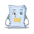 Silent notebook character cartoon design