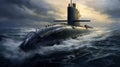 Silent Power Unleashed: Atomic Submarine Emerges From the Abyss