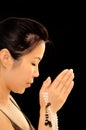 A silent prayer Royalty Free Stock Photo