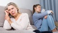 Silent resentment between mom and adult daughter