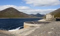 The Silent Valley reservoir in the Mountains of Mourne