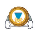 Silent Verge coin mascot cartoon