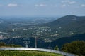 Silesian Beskids Mountains and Ustron town