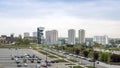 The Silesian Museum and high residential building, Katowice, Pol