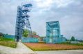 Silesian museum in Katowice built on place of a former coal mine, Poland Royalty Free Stock Photo