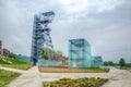 Silesian museum in Katowice built on place of a former coal mine, Poland Royalty Free Stock Photo