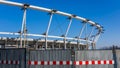 Silesian National Stadium under reconstruction Royalty Free Stock Photo