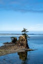 Siletz Bay Vista Point along the Oregon Coast, near Lincoln City, Oregon