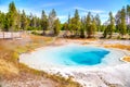 Silex Spring in the Lower Geyser Basin of Yellowstone National Park Royalty Free Stock Photo