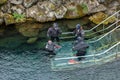 Snorkeling at Silfra rift, Iceland