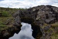 Silfra Thingvellir Park. Silfra breakdown of the tectonic plates of the Mid-Atlantic Ridge