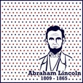 Silhouette Abraham Lincoln Royalty Free Stock Photo