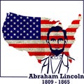 Silhouette Abraham Lincoln Royalty Free Stock Photo