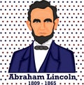 Silhouette Abraham Lincoln Royalty Free Stock Photo