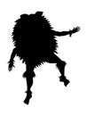 Silhouette of African shaman