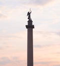 Silhouette of Alexander Column.