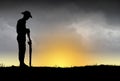 ANZAC soldiers Silhouette