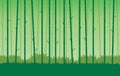 Silhouette bamboo vector Background. Royalty Free Stock Photo