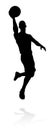 Silhouette Basketball Player